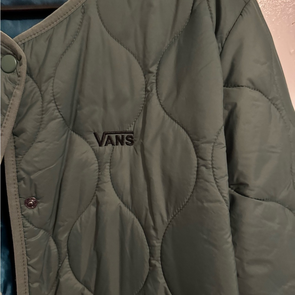 Vans Olive Quilted Coat